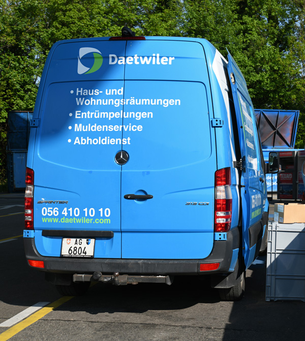 Illustration Daetwiler Lieferwagen